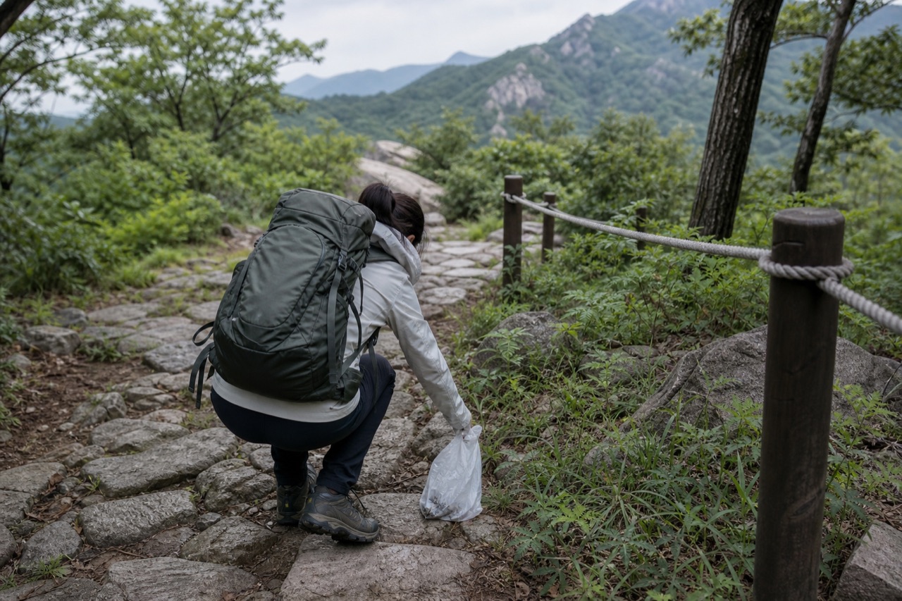 탐방 매너와 산불·쓰레기